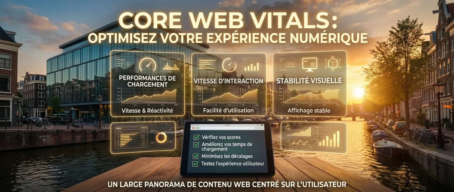 Améliorer le SEO avec l'optimisation du contenu et des Core Web Vitals.
