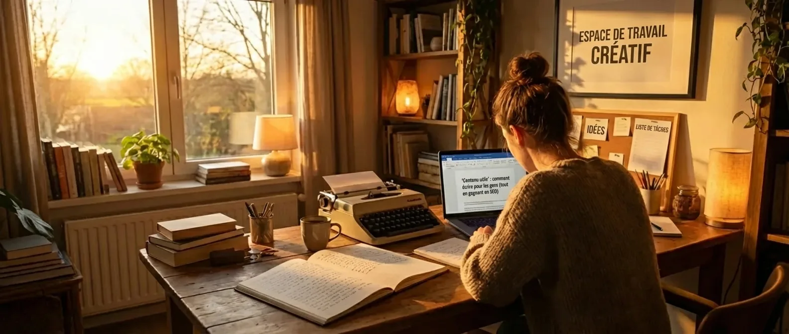 Rédigez du contenu de qualité optimisé pour l'humain et boostez votre SEO.