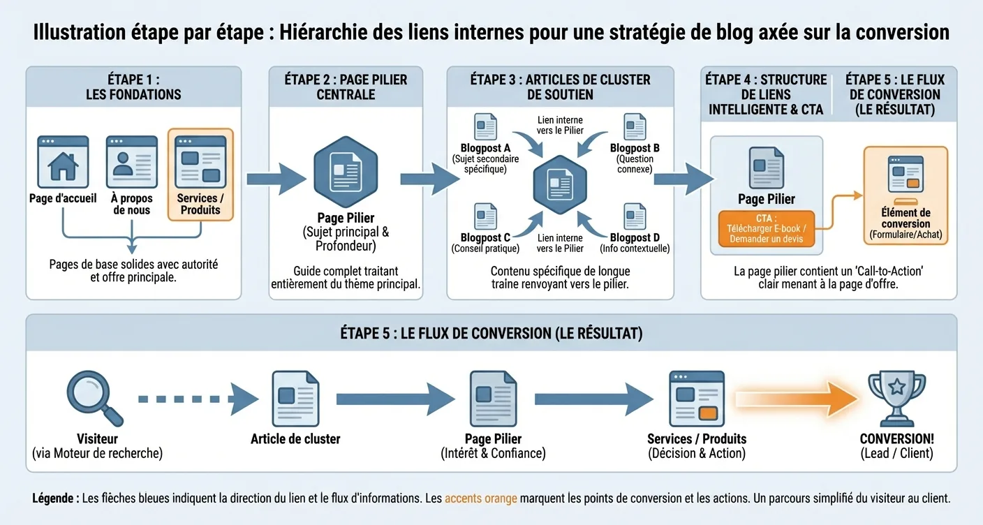 Tutoriel illustré pas à pas pour un processus clair et facile à suivre.