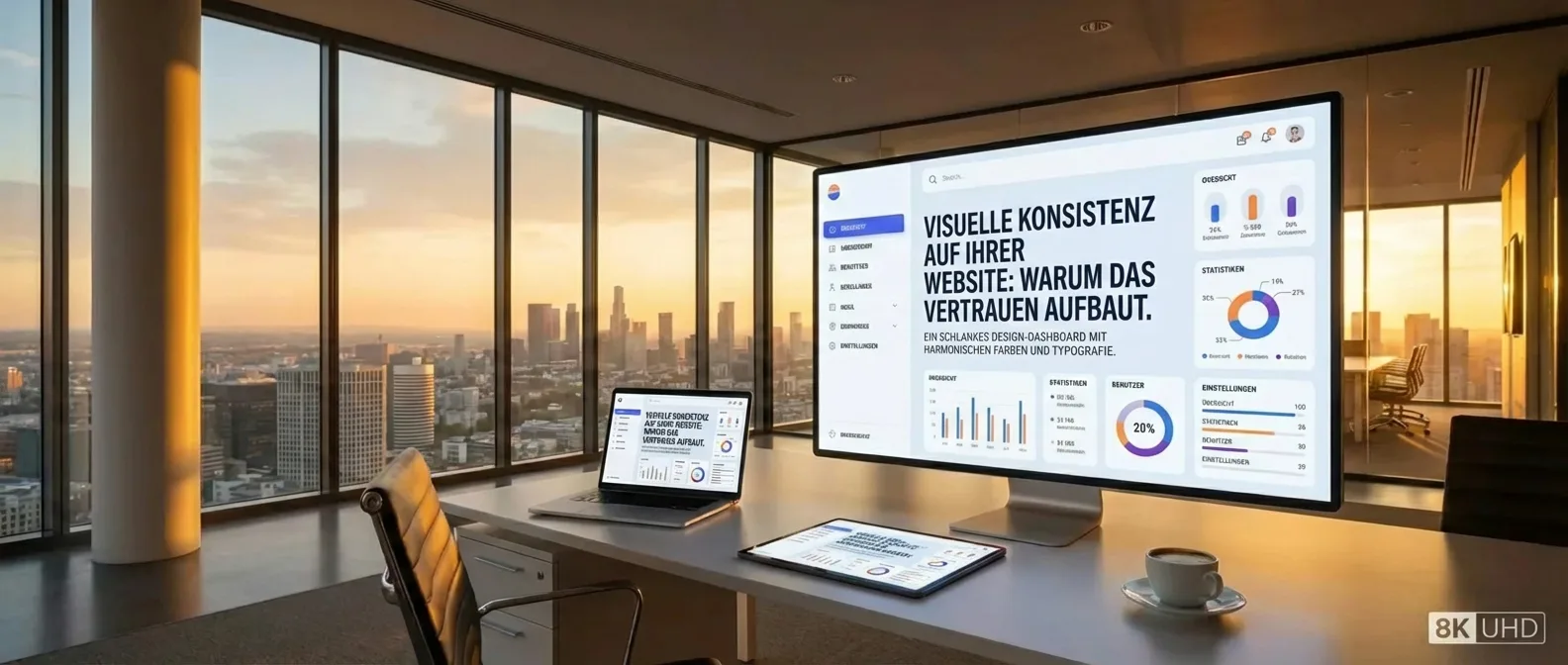 Einheitliches Webdesign für maximale Glaubwürdigkeit und Markenvertrauen auf Ihrer Website.