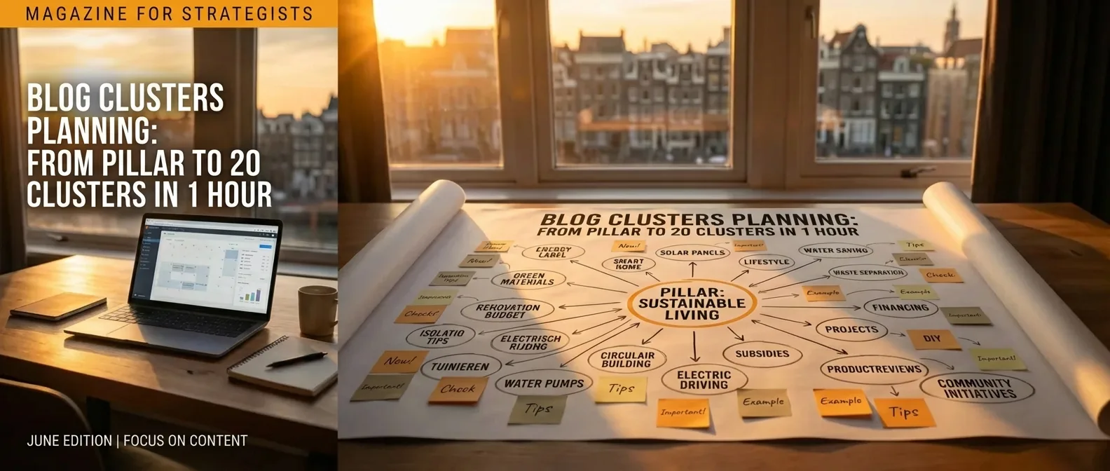 Planning Topic Clusters: From Pillar to 20 Clusters in 1 Hour