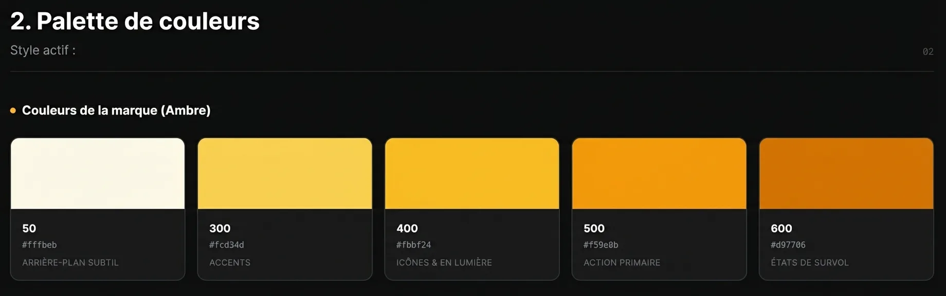 Palette de couleurs de marque pour booster la conversion web et l'identité visuelle.