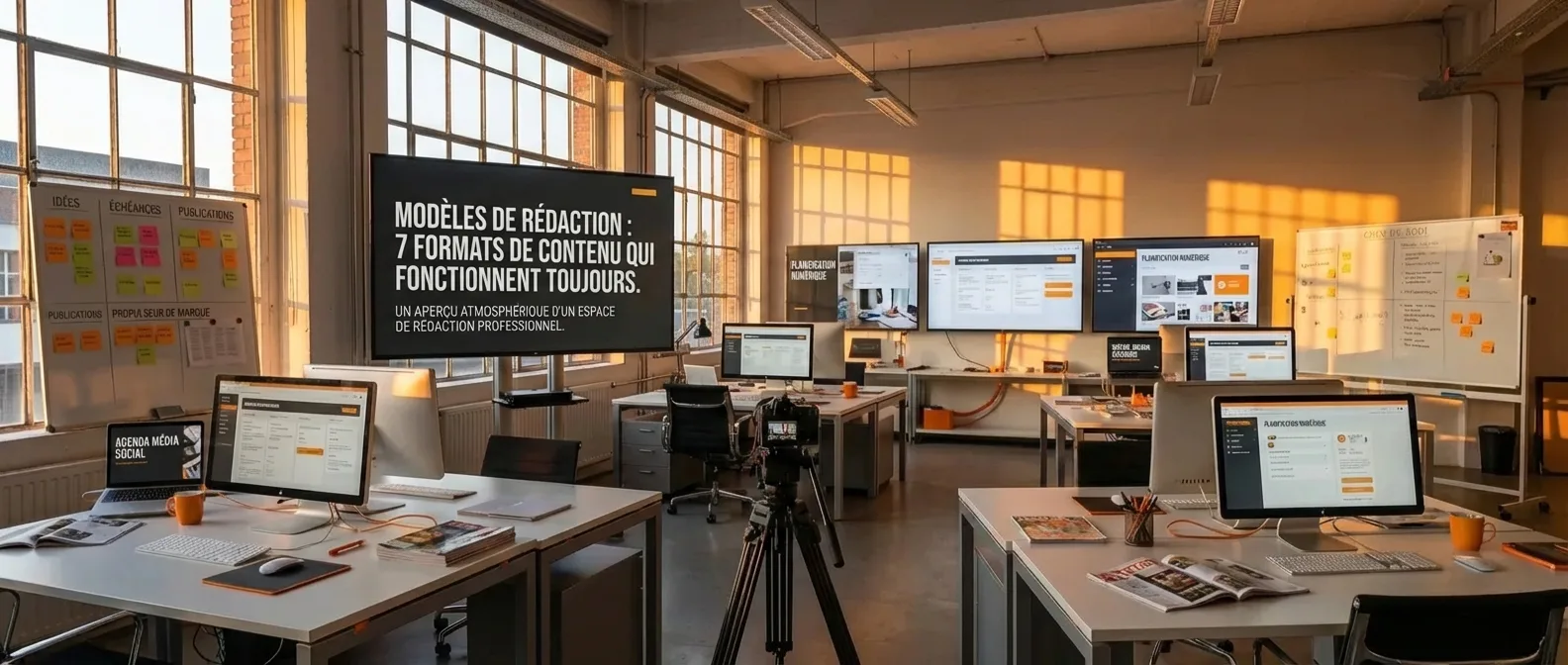 7 modèles de contenu éditorial performants pour une stratégie marketing web réussie.