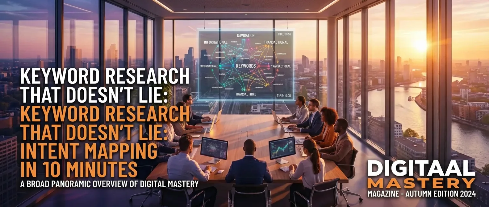 Keyword Research That Doesn't Lie: Intent Mapping in 10 Minutes