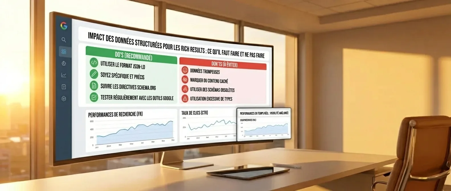 Bonnes pratiques SEO : données structurées pour résultats de recherche enrichis