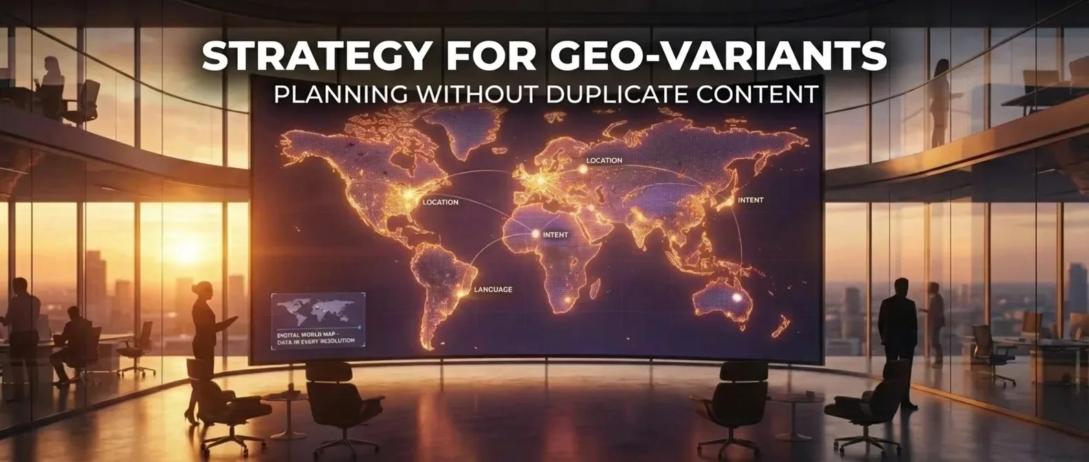 Planning Geo-Targeted Content (Location, Language, Intent): Avoiding Duplicate Content