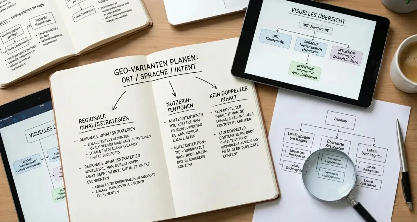 Planung von GEO-Varianten für regionale SEO-Strategien: Standort, Sprache, Nutzerintention ohne Duplicate Content optimieren.