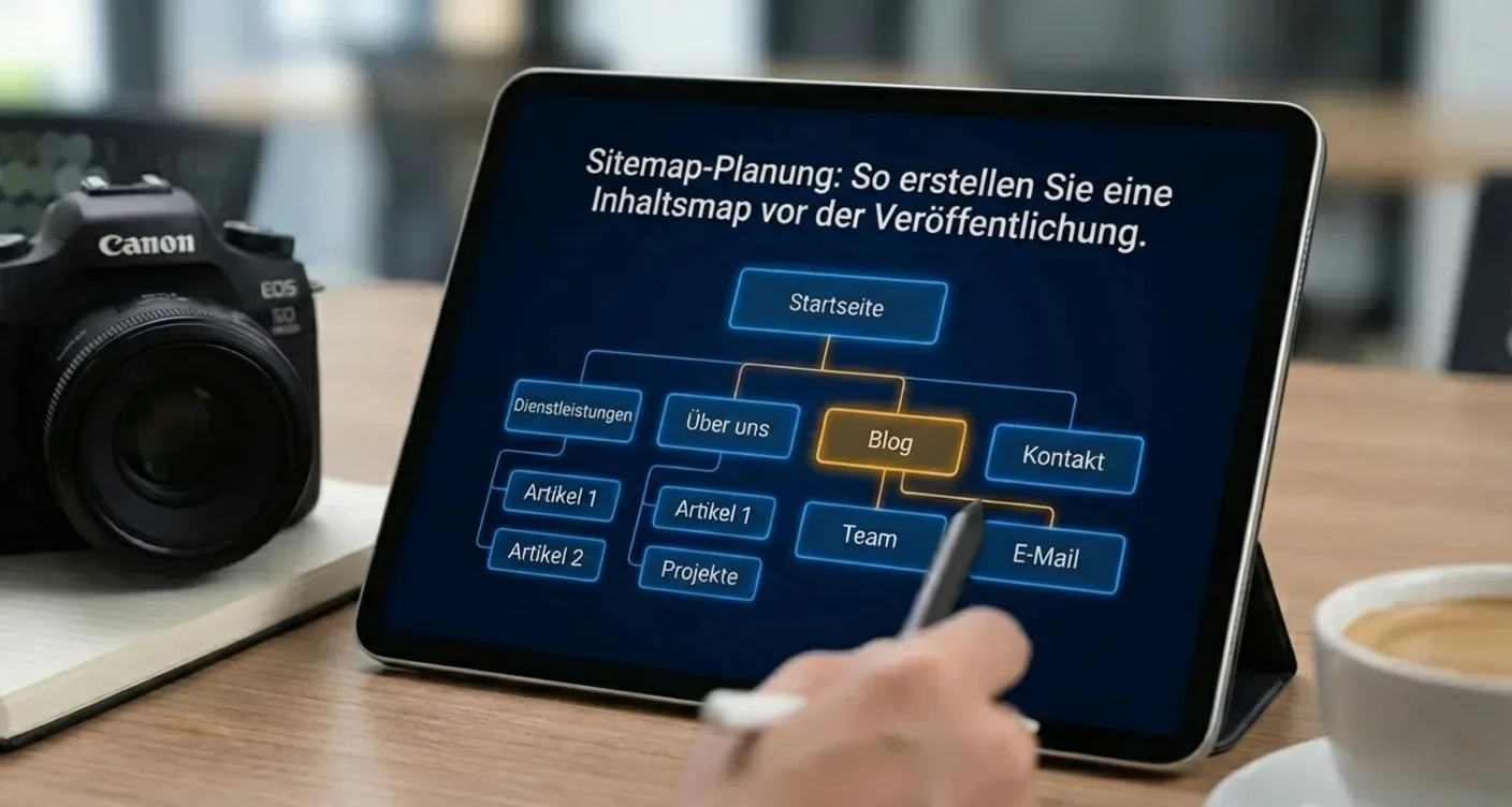 Digitale Blaupause: Professionelle Sitemap- und Content-Strategie für Webseiten