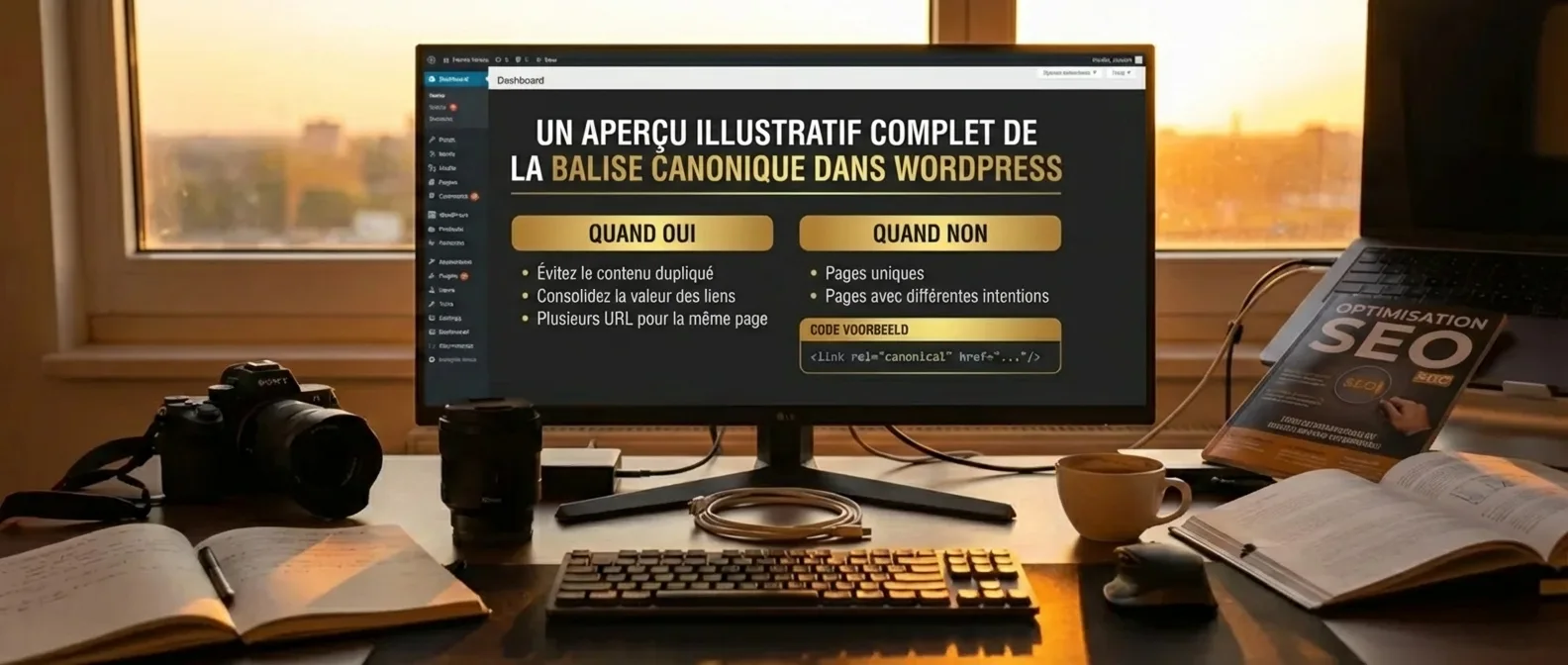 Balise canonique WordPress : optimisez votre SEO en gérant le contenu dupliqué efficacement.