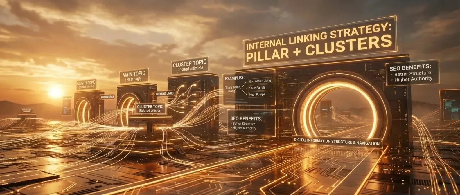 SEO internal linking strategy for pillar and cluster content with examples