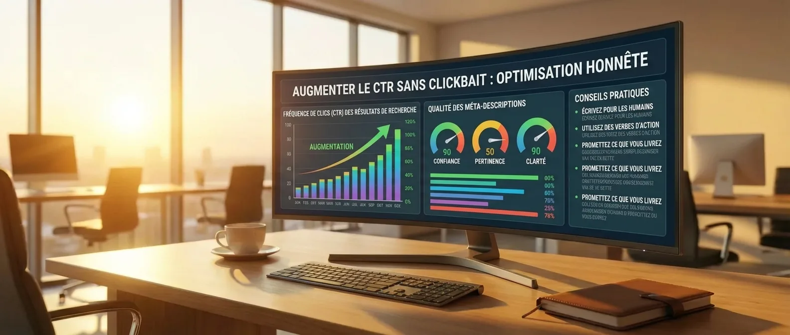 Méta descriptions : Optimiser le CTR sans tomber dans le piège du clickbait