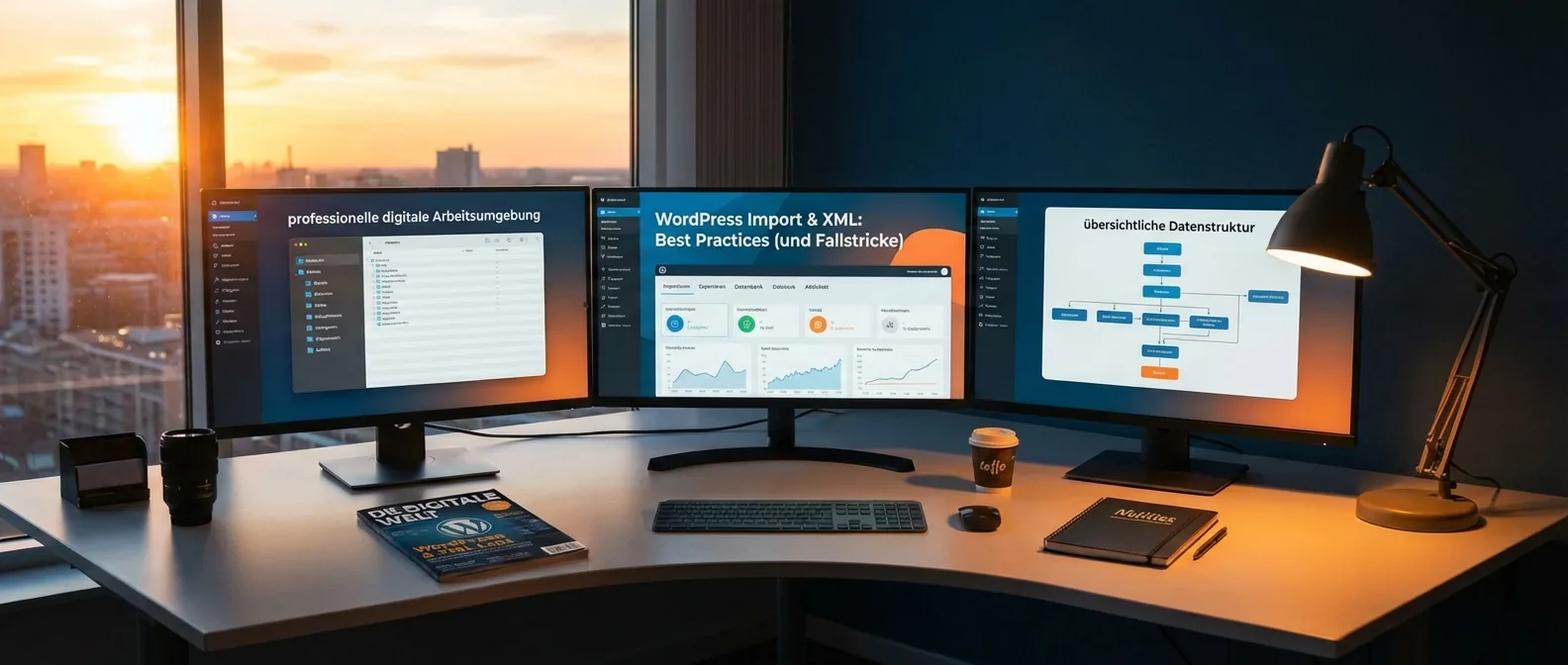WordPress XML Import: Best Practices & Tipps, Fallstricke vermeiden für Entwickler & Nutzer