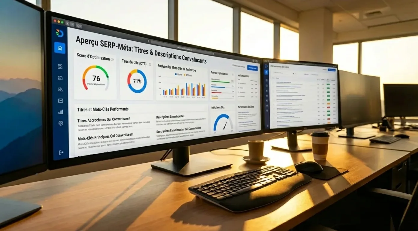 Méta SERP à l'échelle : Titres et descriptions qui génèrent des clics