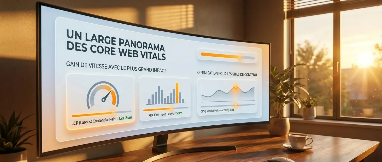 Optimisez les Core Web Vitals pour sites de contenu : améliorez vitesse et UX.