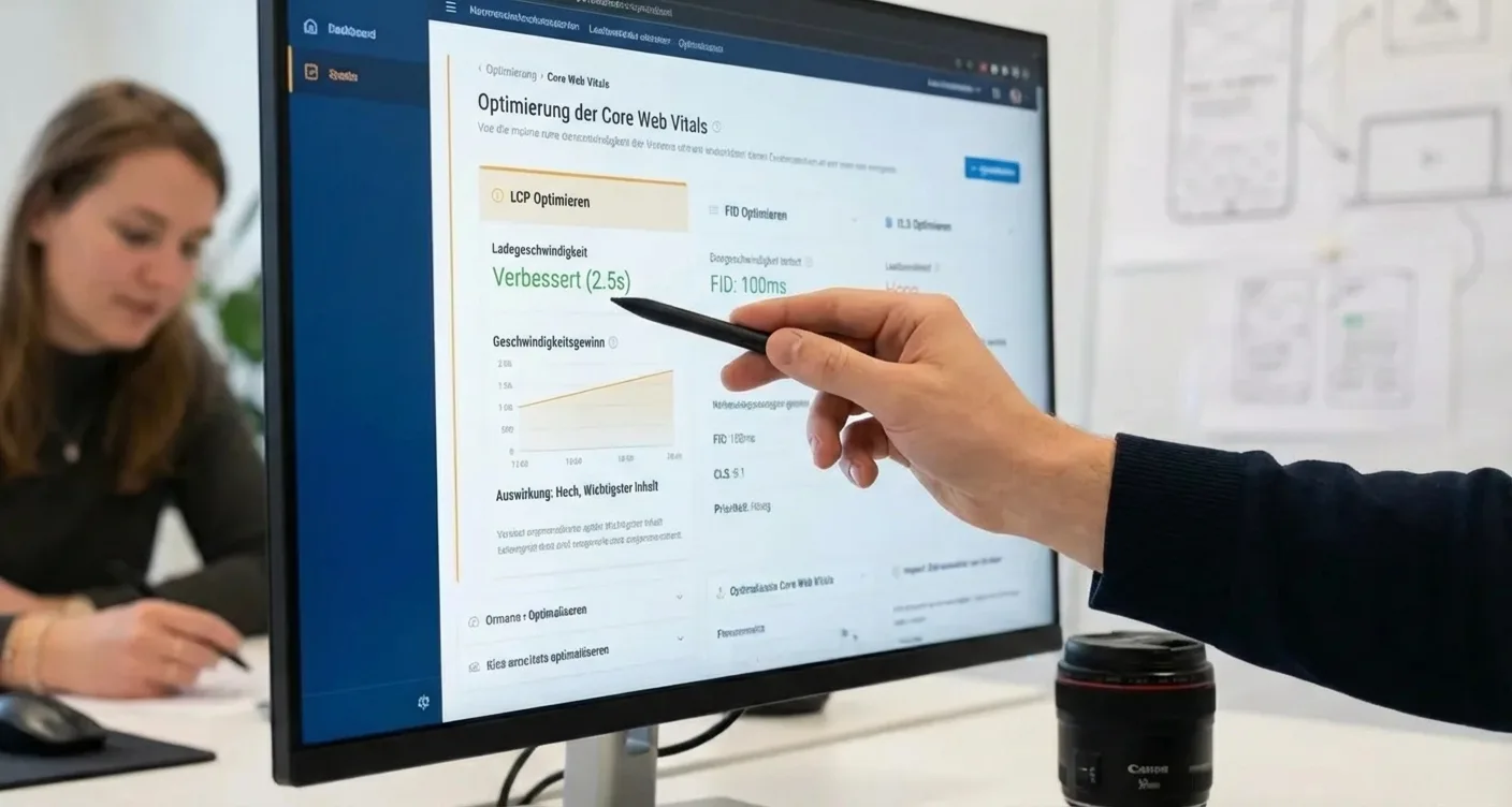 Core Web Vitals LCP Optimierung für Inhaltsseiten: Ladegeschwindigkeit verbessern und Nutzererfahrung steigern.