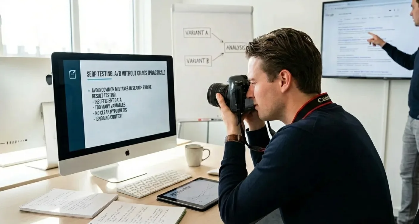 Common SERP A/B testing mistakes to avoid for accurate search engine results analysis and improved SEO performance.