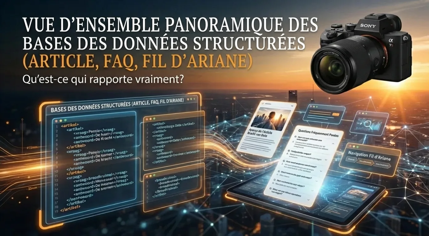 Optimiser le SEO avec les données structurées : Article, FAQ, Fil d'Ariane.