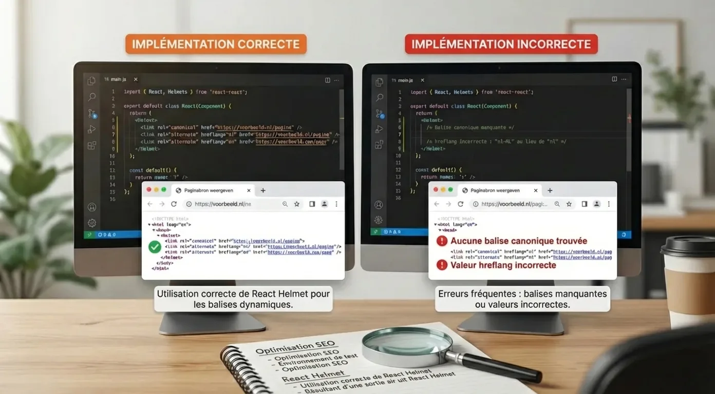 Présentation visuelle comparative côte à côte pour une analyse rapide.