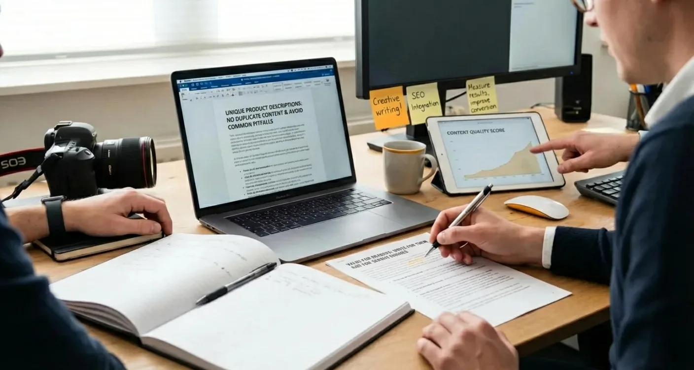 Optimized unique product descriptions for e-commerce, leveraging professional SEO strategies to boost sales.