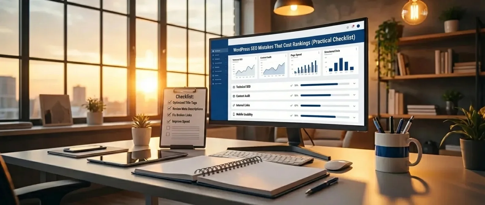 Common WordPress SEO Mistakes That Kill Your Rankings (Practical Checklist)