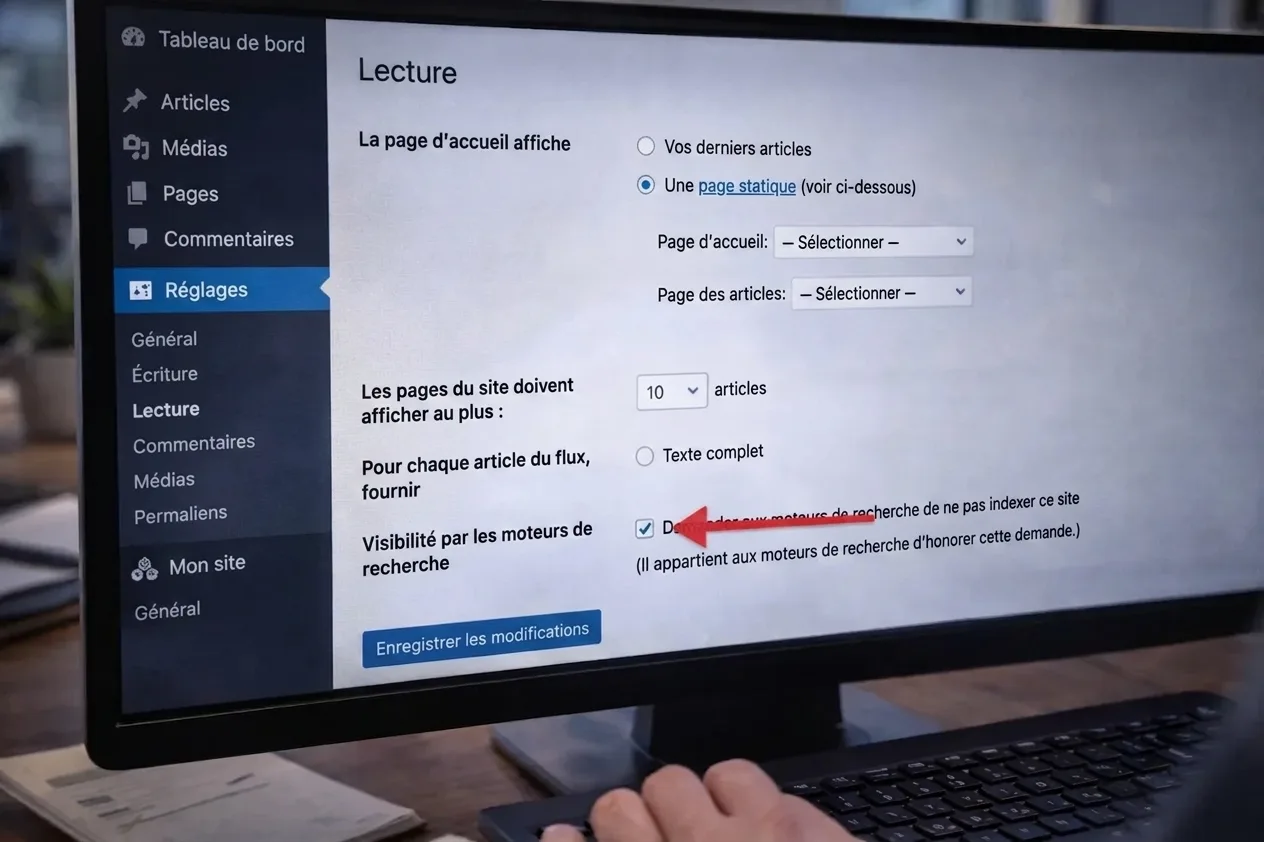 Réglage noindex WordPress pour corriger les erreurs d'indexation et améliorer le SEO.