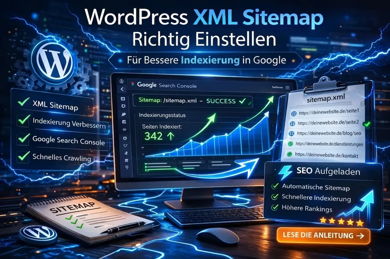 WordPress XML-Sitemap einrichten (Schritt-für-Schritt-Anleitung)