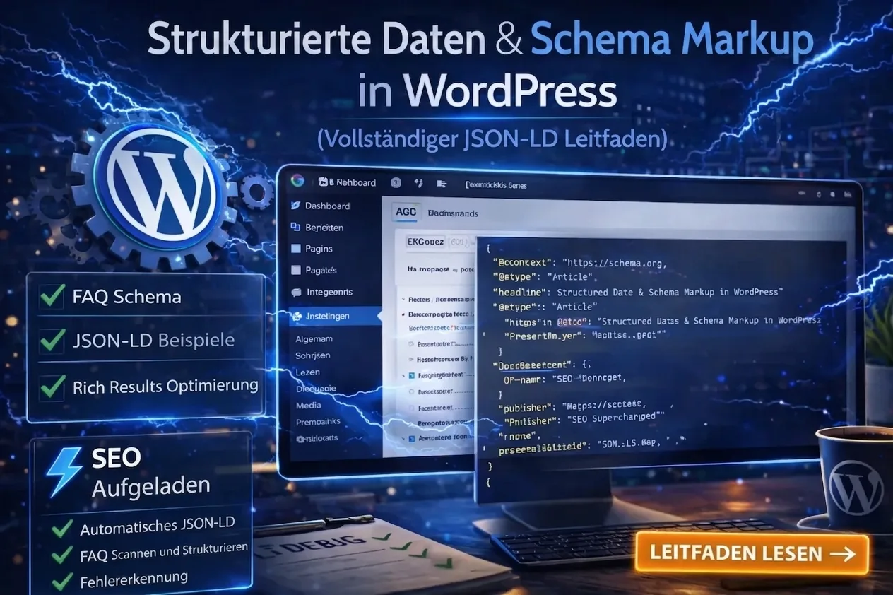 Schema Markup in WordPress? Rich Results optimieren für höhere Sichtbarkeit in Google.