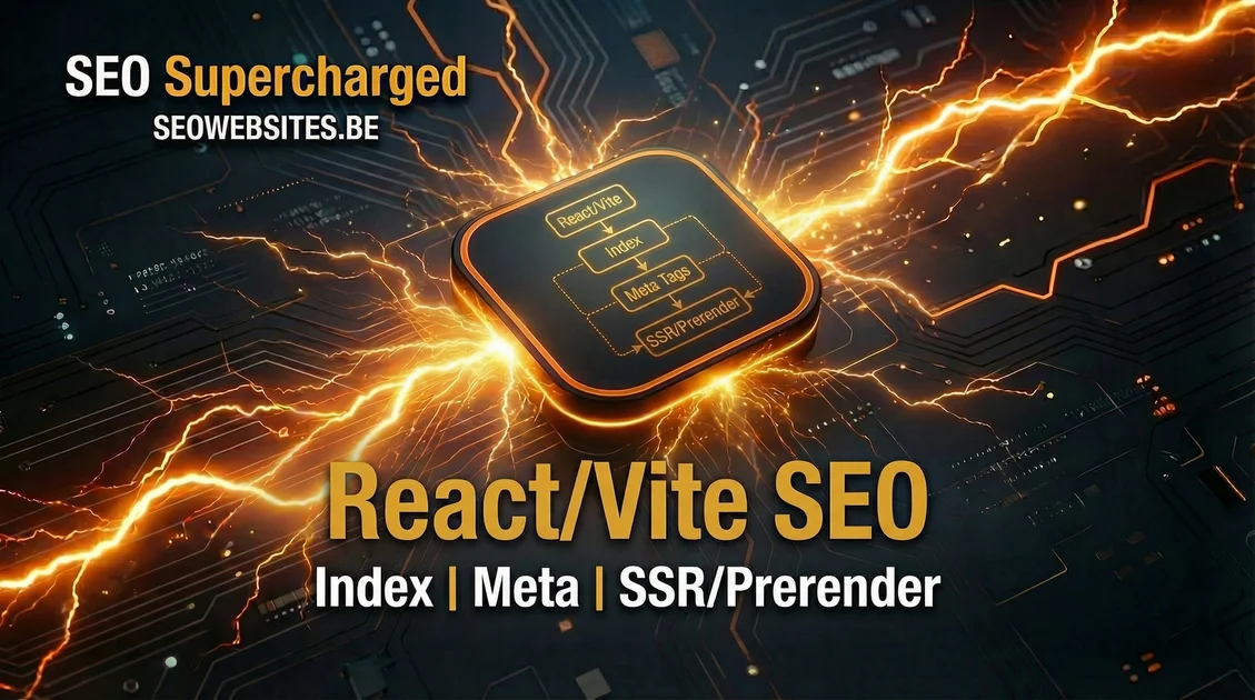 SEO voor React/Vite: indexatie, meta tags, SSR/prerender en sitemaps (zonder gedoe)