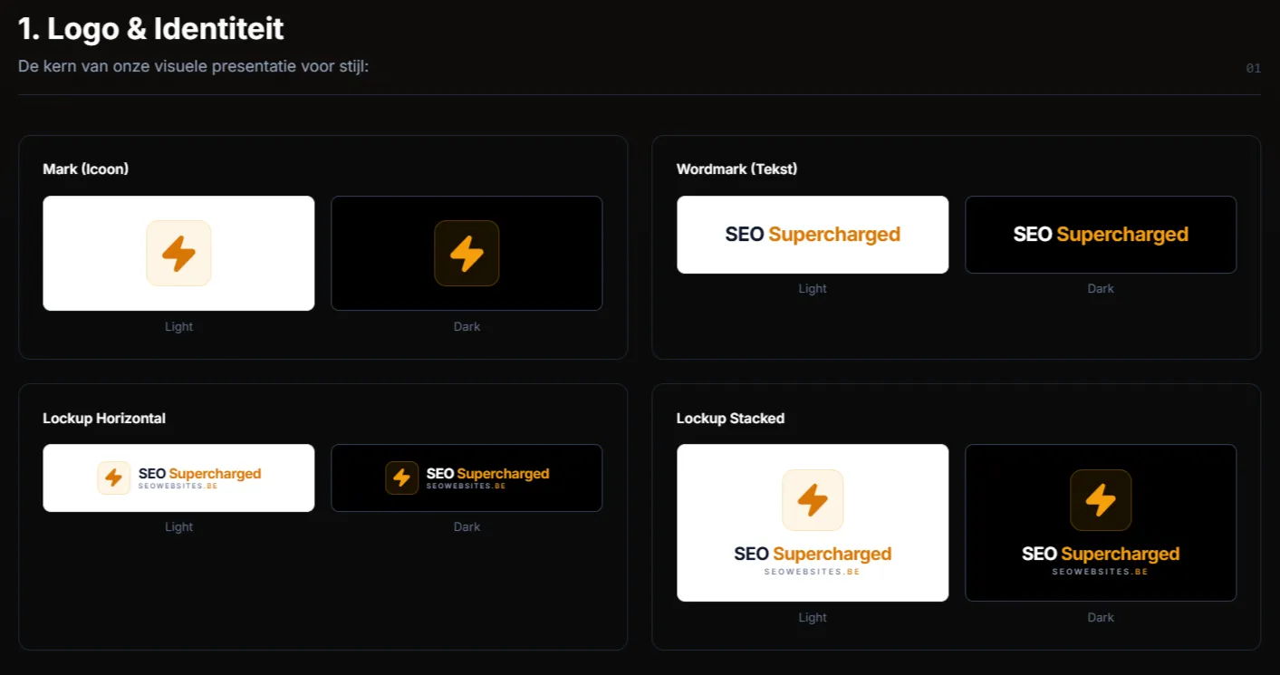 Branding voor conversie logo en identiteit