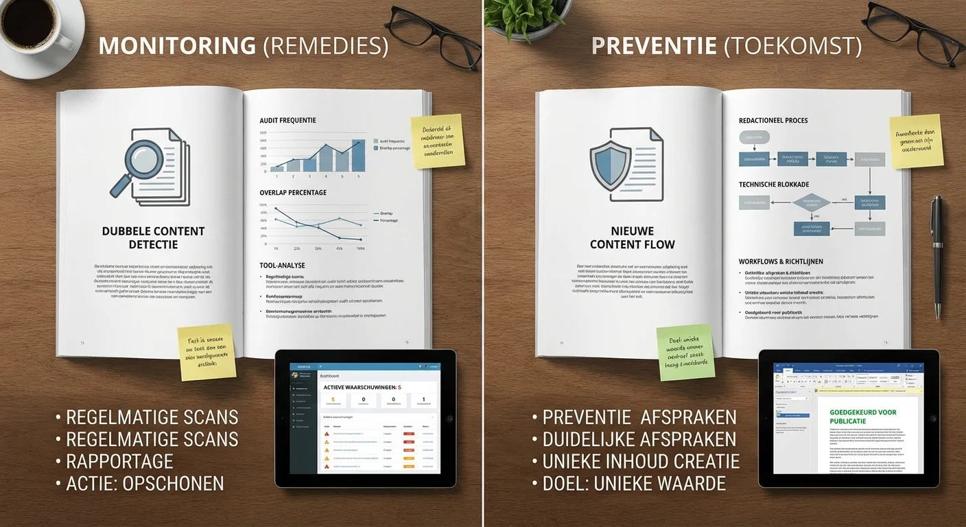 Audit content overlap remedies