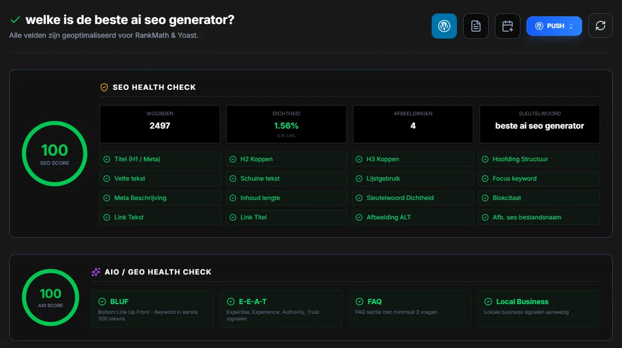 Wat is de beste AI SEO generator? Ontdek de top tools