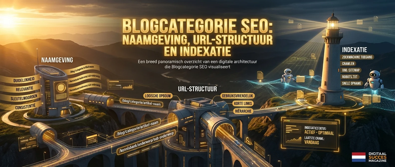 Blogcategorie SEO: naamgeving, URL-structuur en indexatie