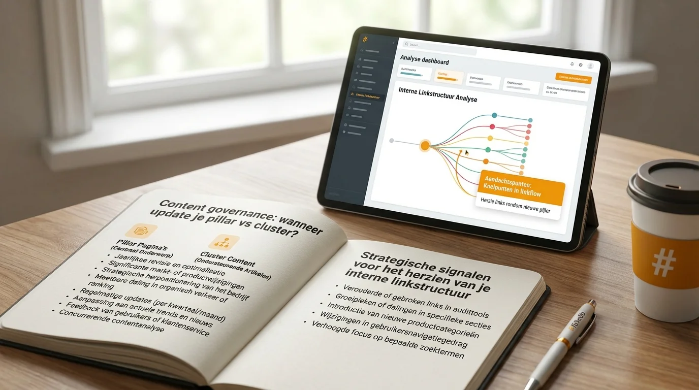 Content governance: wanneer update je pillar vs cluster? at strategische signalen voor het herzien van je interne linkstructuur