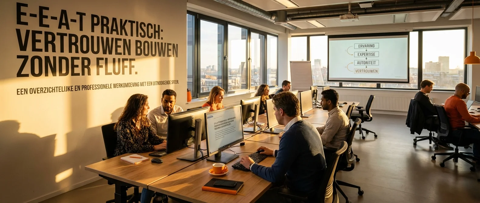 E-E-A-T praktisch: vertrouwen bouwen zonder fluff