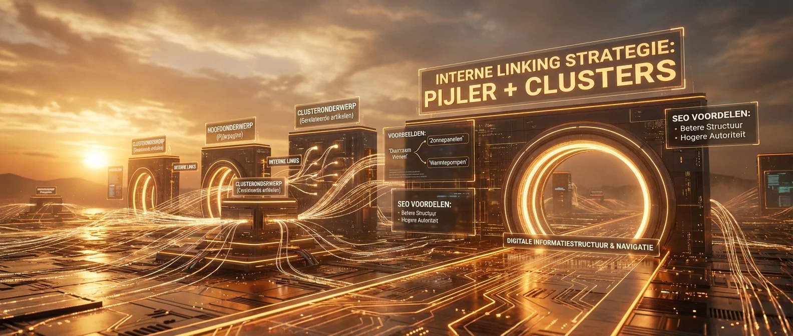 Interne linking strategie voor pillars en clusters