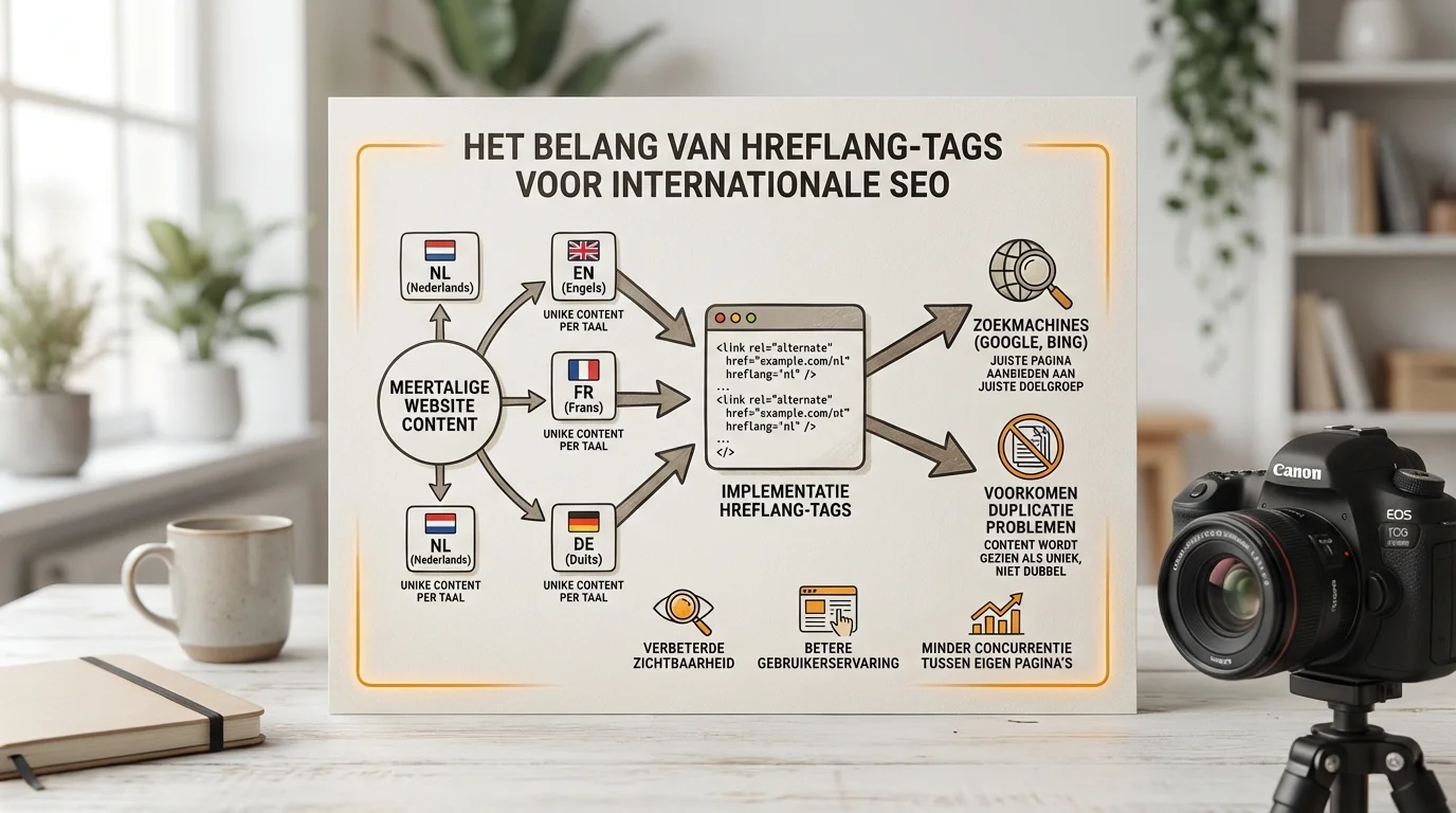 Meertalige content: NL/EN/FR/DE zonder duplicatie