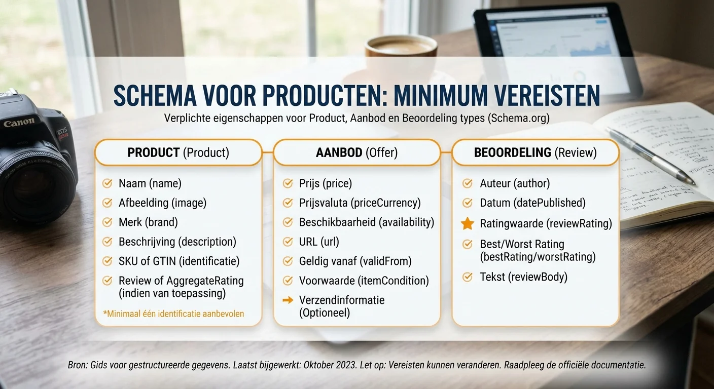 Sch&eacute;ma Produit Offer, propri&eacute;t&eacute;s obligatoires, donn&eacute;es structur&eacute;es, SEO e-commerce