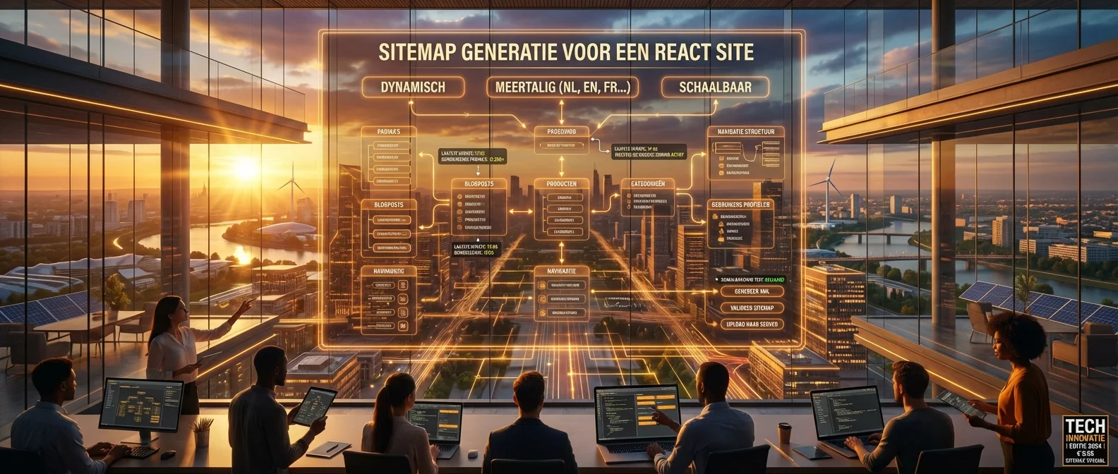 Sitemap generation voor een React site: dynamisch, meertalig en schaalbaar