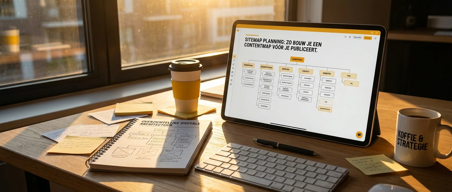 Sitemap planning: bouw je contentmap vóór publicatie