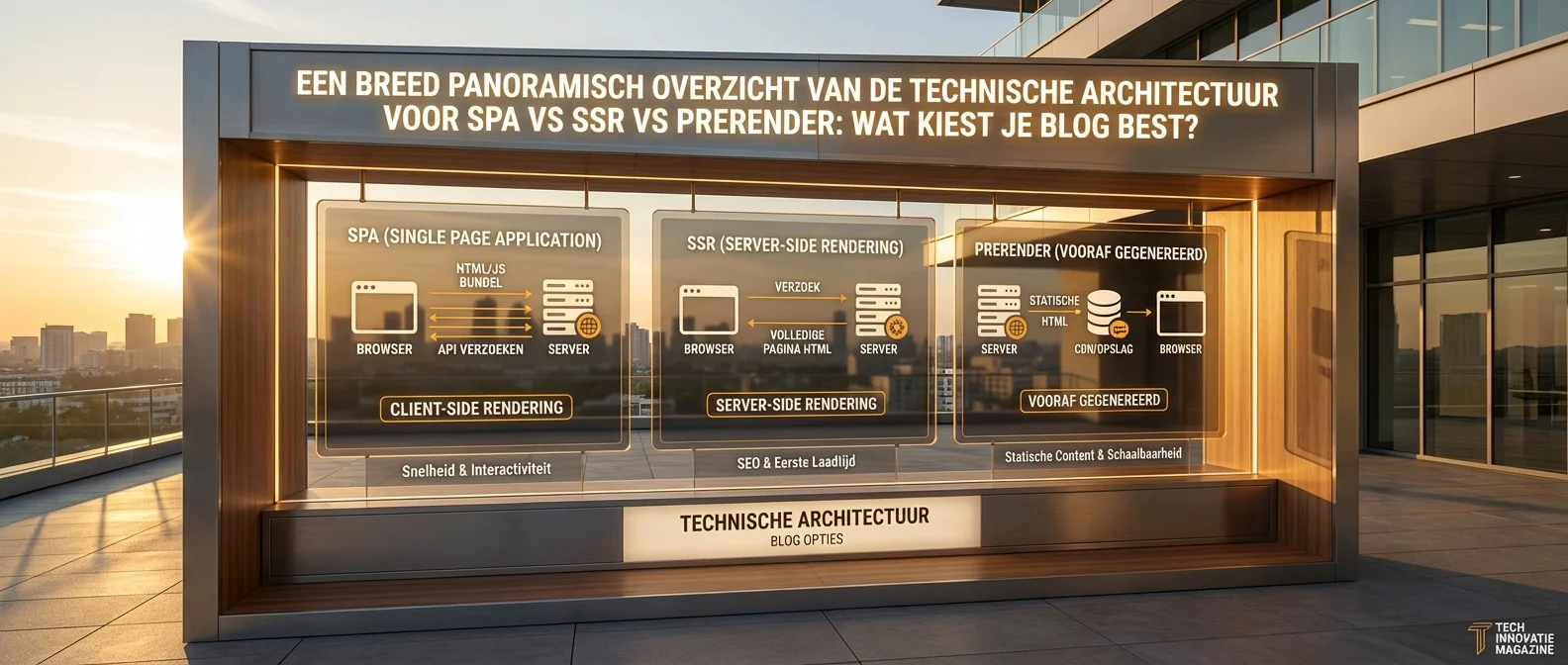 SPA vs SSR vs Prerender: wat kiest je blog best?