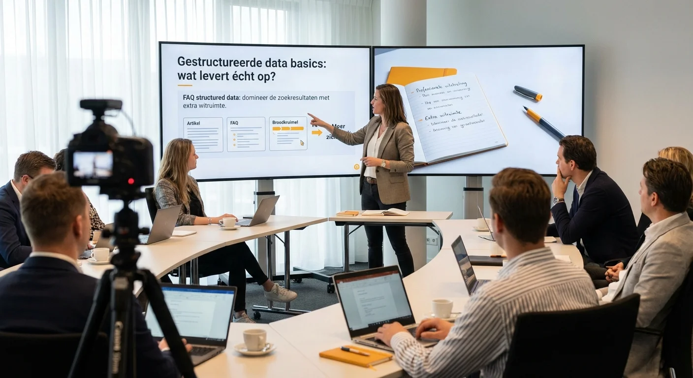 Dynamische Ansicht: Strukturierte Daten (FAQ, Artikel, Breadcrumb) f&uuml;r mehr SEO-Sichtbarkeit & professionelle Suchergebnisse.