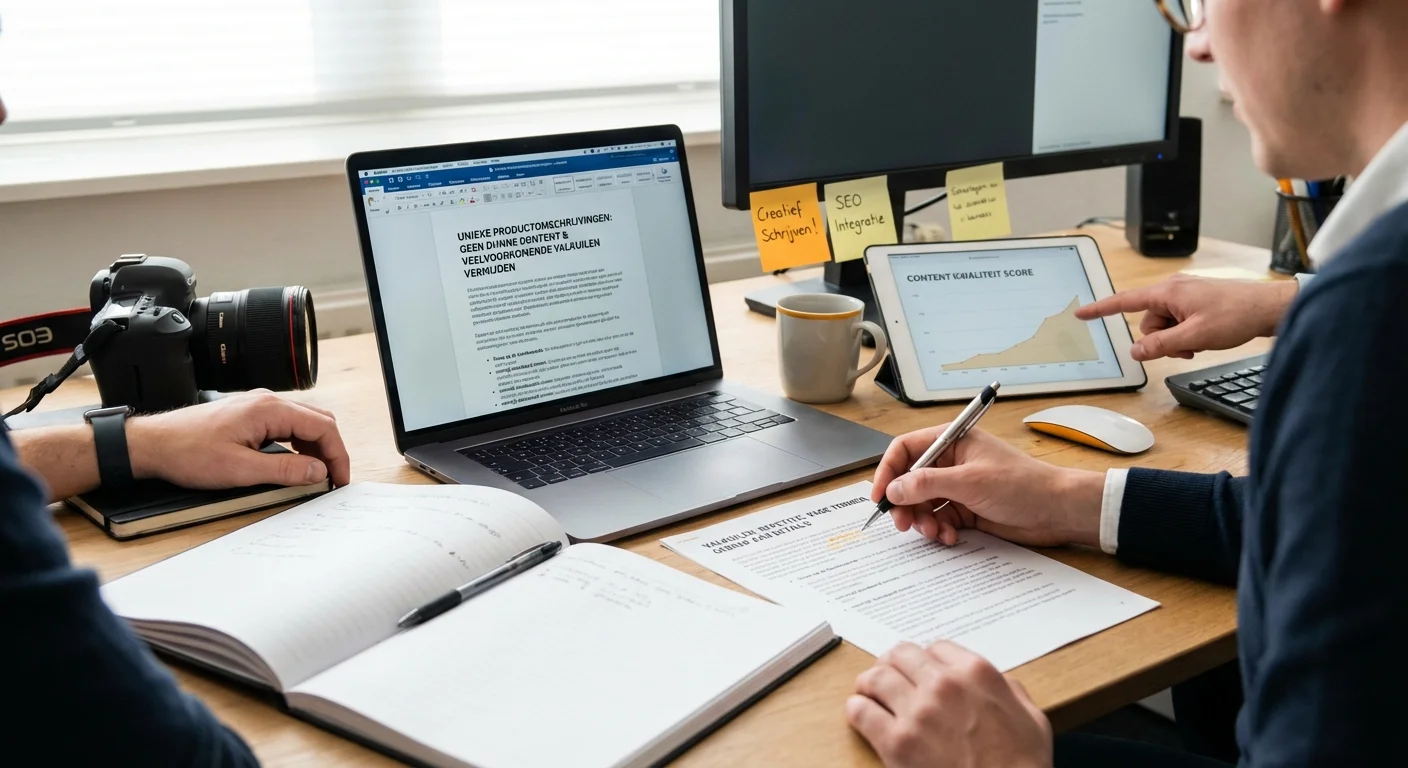 Unique product descriptions zonder thin content