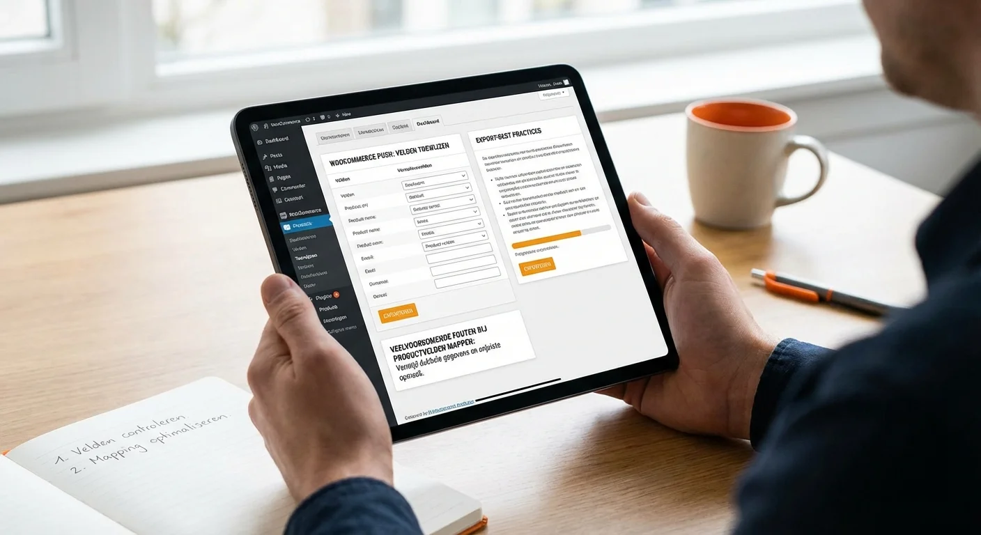 WooCommerce push: mapping van velden + export-best practices