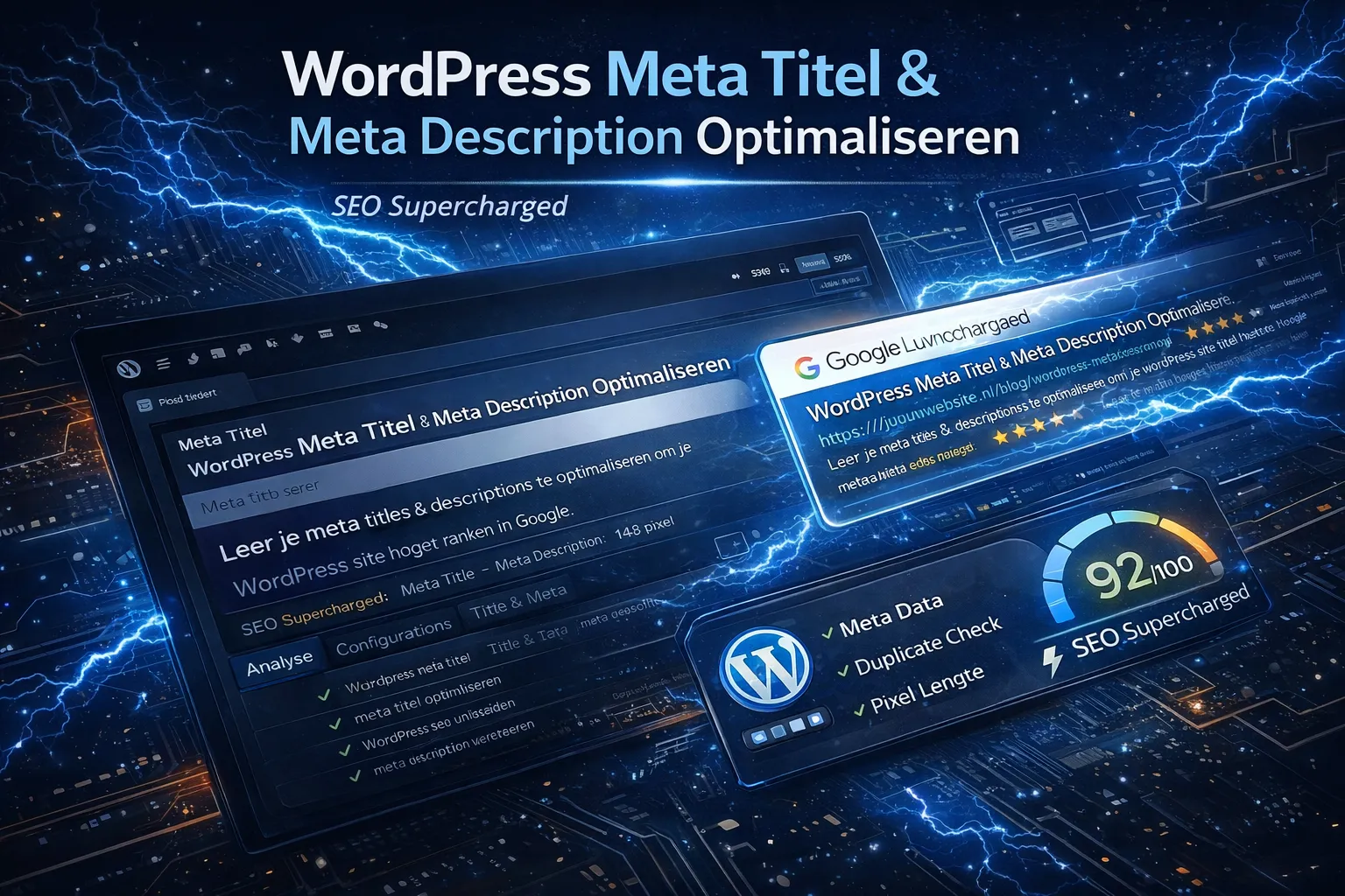 WordPress meta titel en meta description optimaliseren